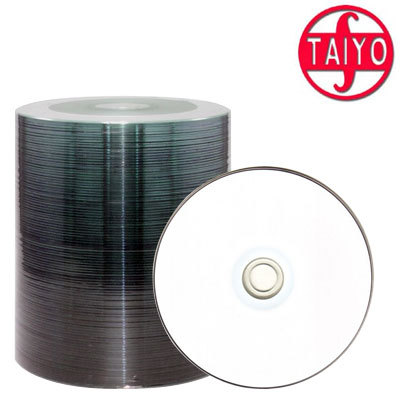 Taiyo Yuden DVD-R's (by CMC Pro) - Oberfläche weiß, Inkjekt bedruckbar