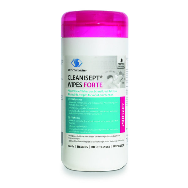 CLEANISEPT Wipes Forte - alkoholfreie Desinfektionstücher