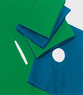 OP-Tücher, Abdecktücher aus 100% Baumwolle oder Mischgewebe (blau o. grün)